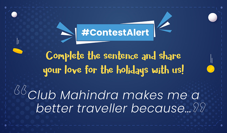 Love being a part of a vast community of 3,00,000+ families enjoying magical family holidays? Tell us more by completing the sentence and stand a chance to win* 1000 Trip Coins!